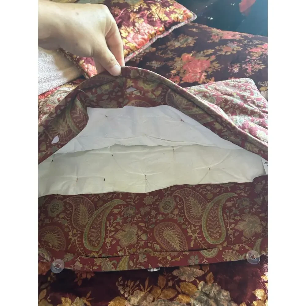 Pottery Barn Sabyasachi Mystic Garden Velvet Comforter Sham Set full/queen